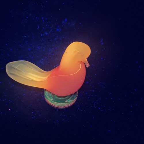 Bird murano pink opaline - bird◇murano, uv