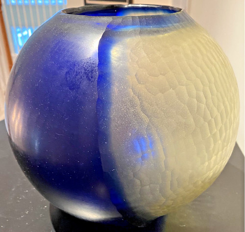 Frosted cobalt blue - frosted,