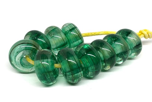Handmade lampwork glass beads - glass,