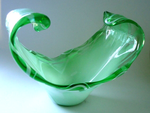 Vintage murano glass green - vintage,