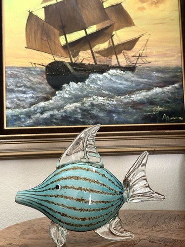 Vintage murano style art - style, glass